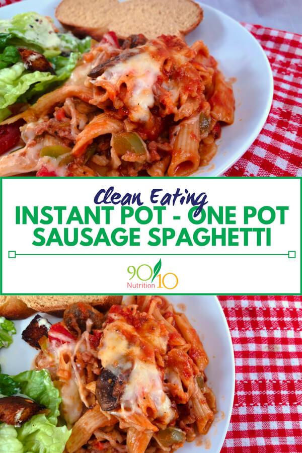 One Pot Sausage Spaghetti