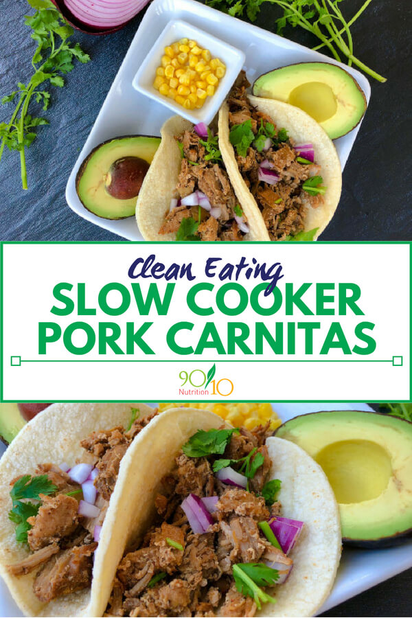 Healthy Slow Cooker Pork Carnitas