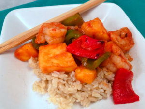 healthy Sweet and Sour Shrimp