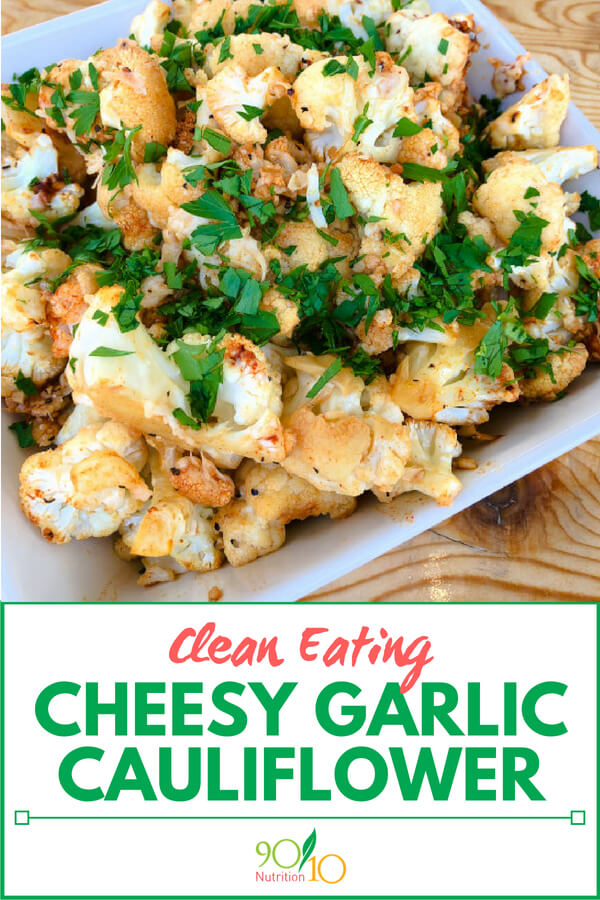 cheesy garlic cauliflower