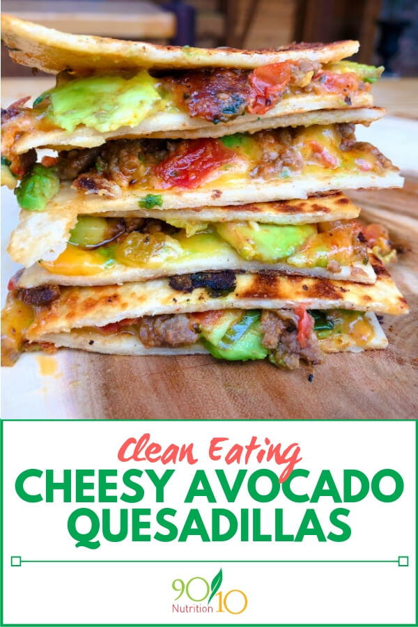 Cheesy Avocado Quesadillas