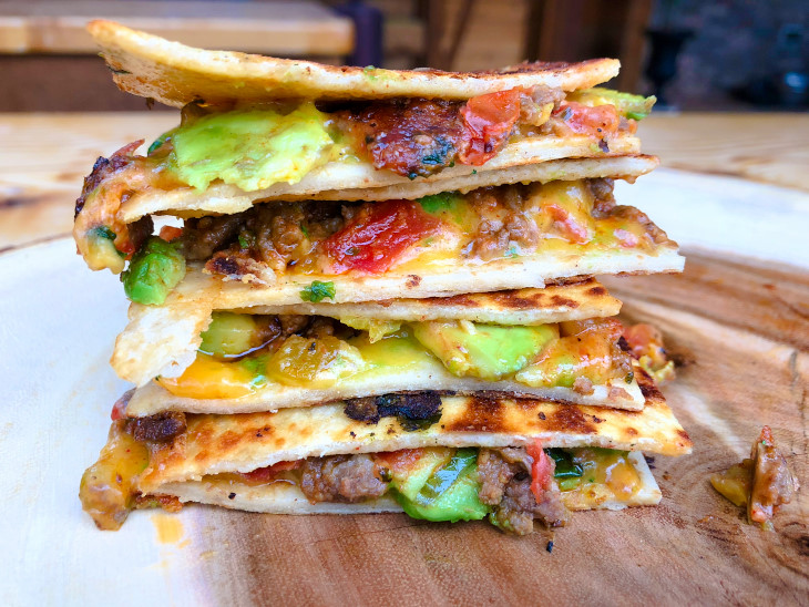 Cheesy Avocado Quesadillas