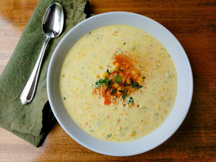 Healthy Summer Corn Chowder