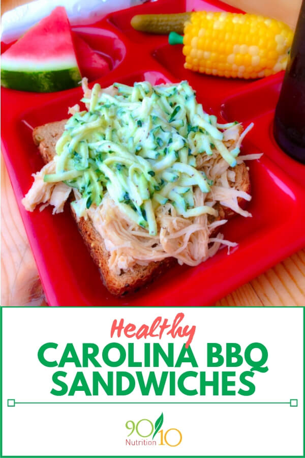 Healthy Carolina BBQ Sandwiches