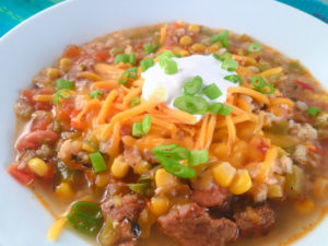 Healthy Burrito Bowl Soup