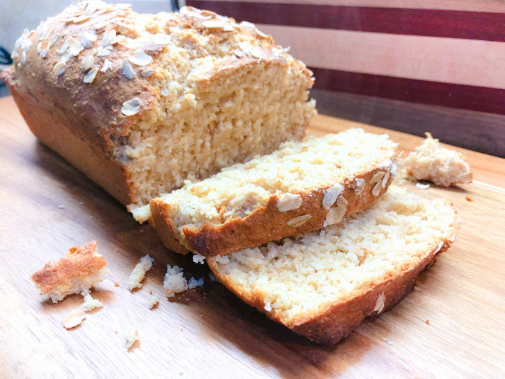 No Knead Honey Oat Bread