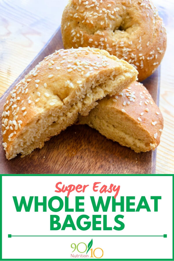 easiest whole wheat bagel recipe