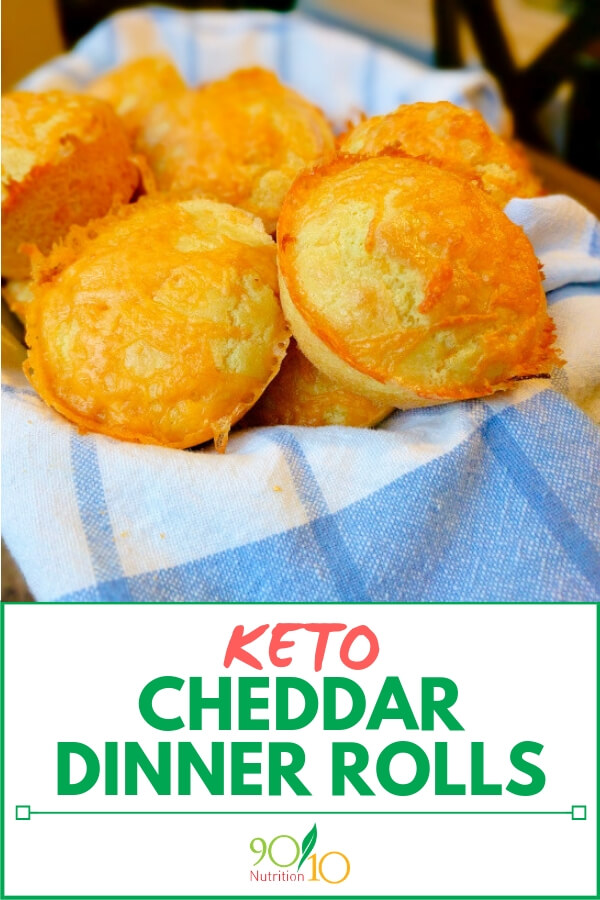 Keto Cheddar Dinner Rolls