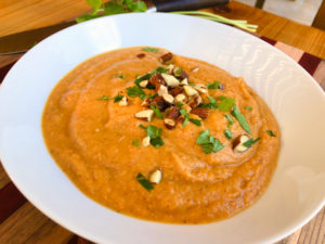 sweet potato-almond butter soup