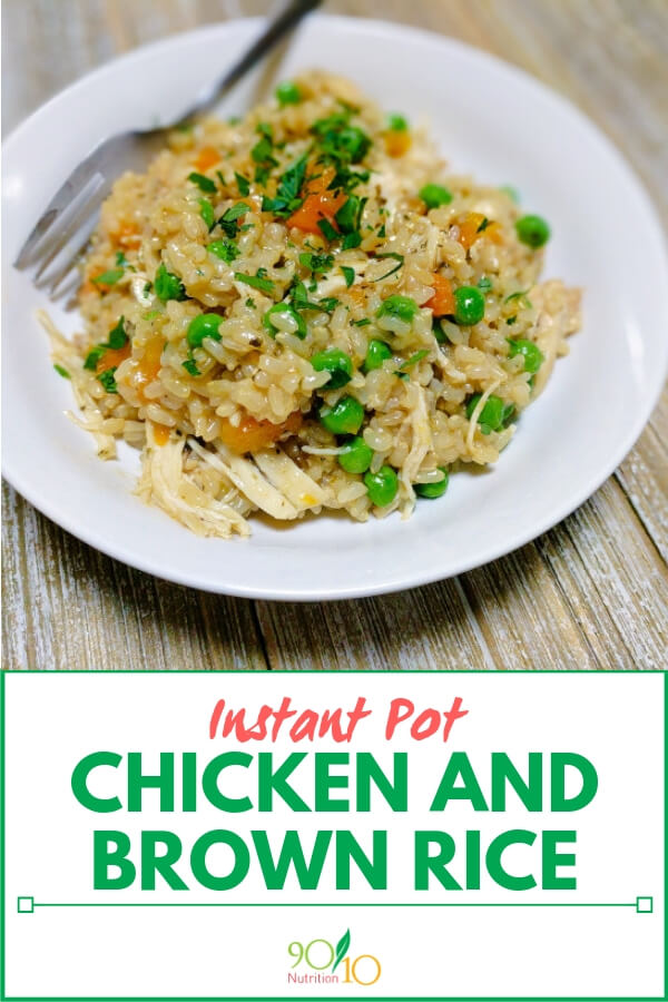 Instant Pot Chicken and Brown Rice