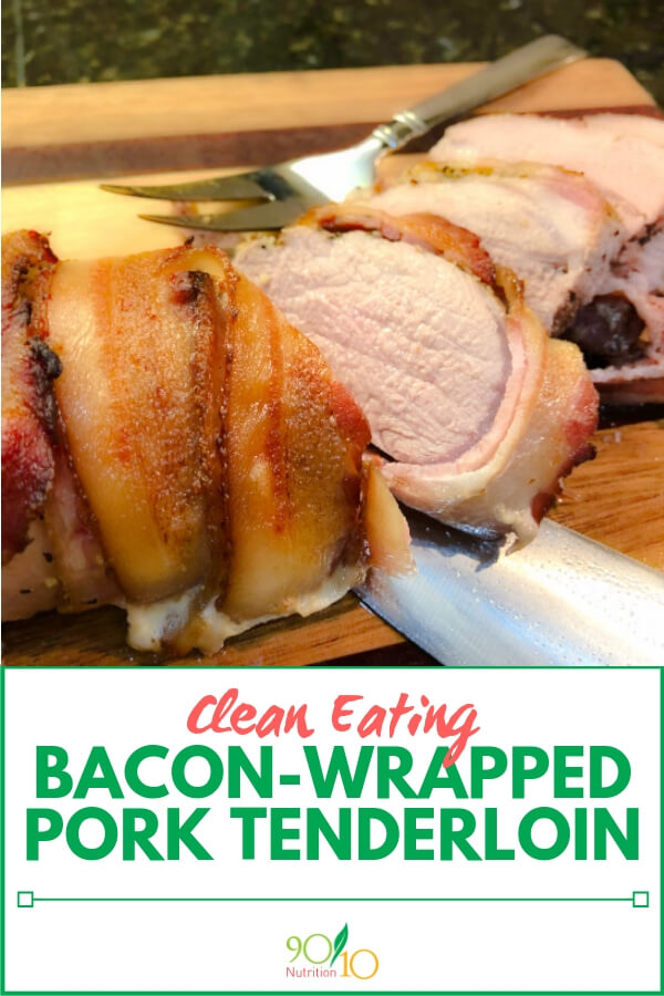 keto bacon-wrapped pork tenderloin