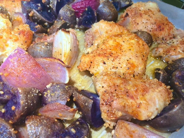 Sheet Pan Chicken and Potatoes