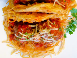 Spaghetti and Meatball Tacos