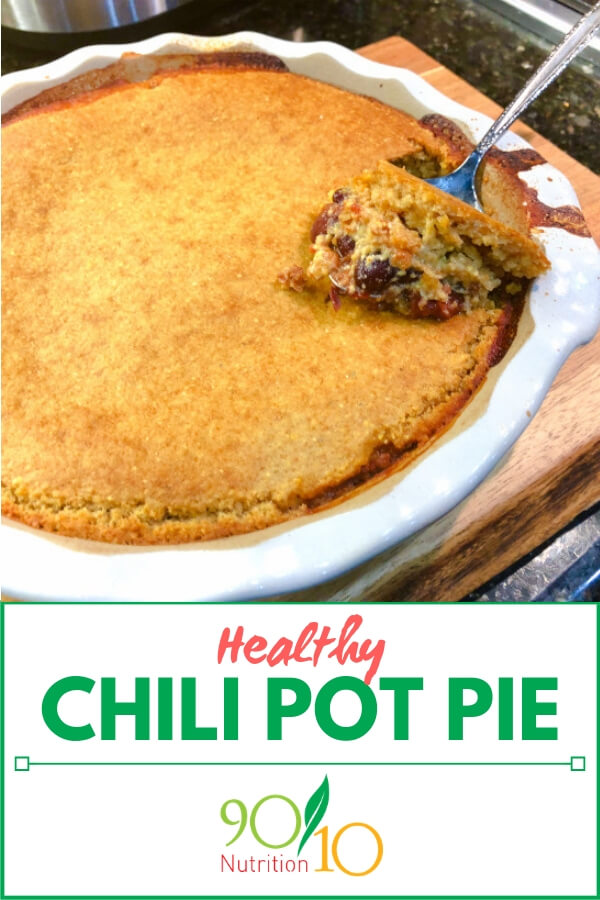 healthy chili pot pie
