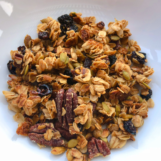 healthy Cranberry-Date Granola