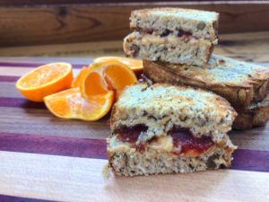 healthy Peanut butter and Jelly