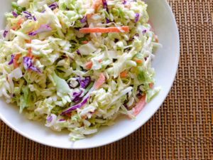 low carb coleslaw