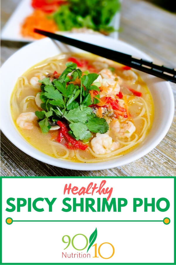 healthy spicy shrimp pho