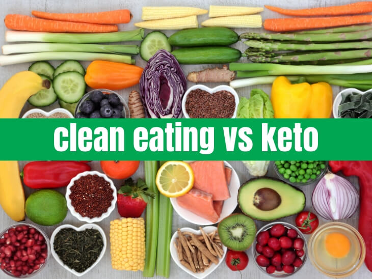 clean eating vs keto