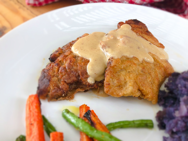 healthy chicken fried steak