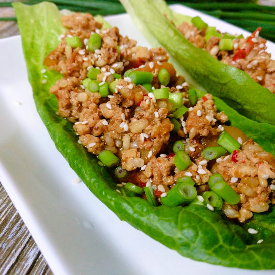 instant pot chicken lettuce wraps