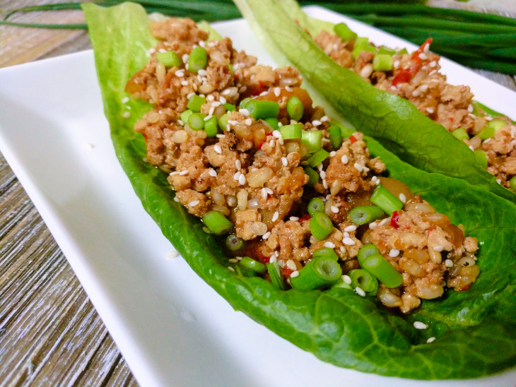 instant pot chicken lettuce wraps