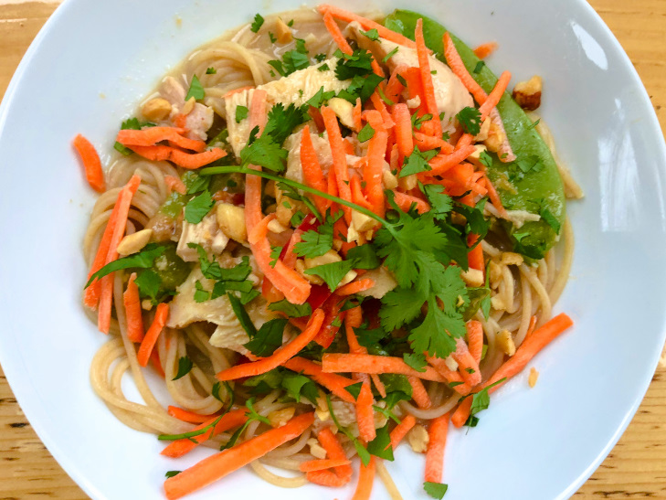 healthy thai peanut chicken recipe