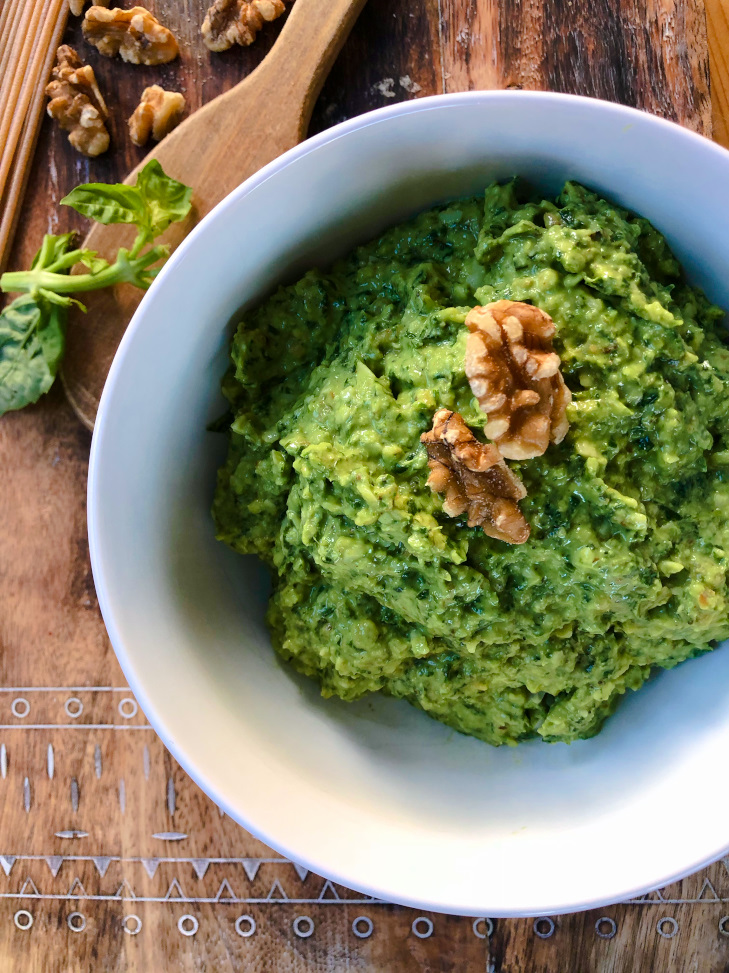 walnut basil pesto