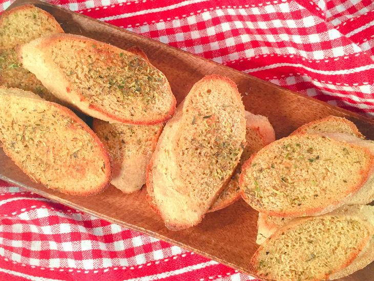healthy garlic bread recipe