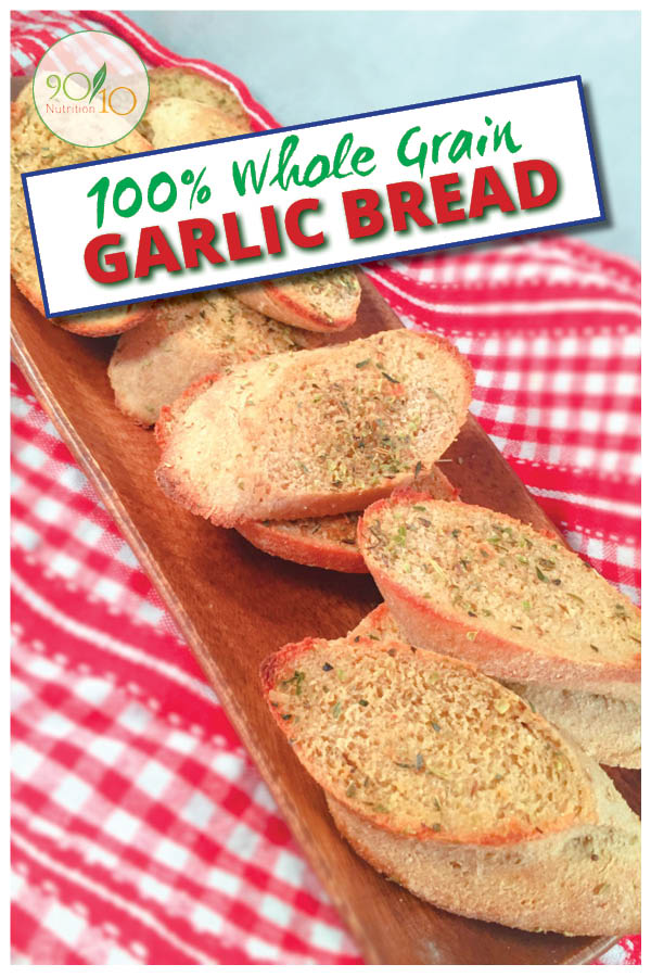 healthy garlic bread