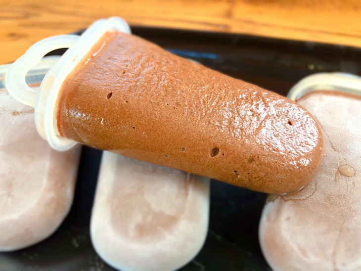 low carb mocha pudding pops