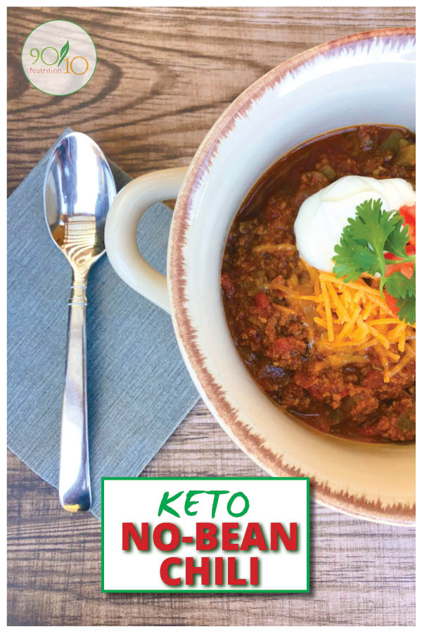 healthy keto no-bean chili recipe