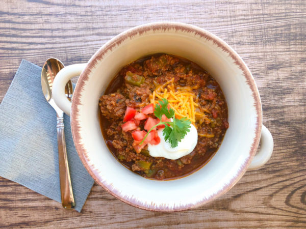 Keto No-Bean Chili – 90/10 Nutrition