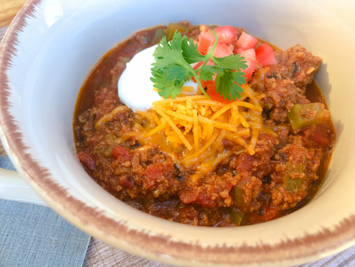 keto no-bean chili recipe