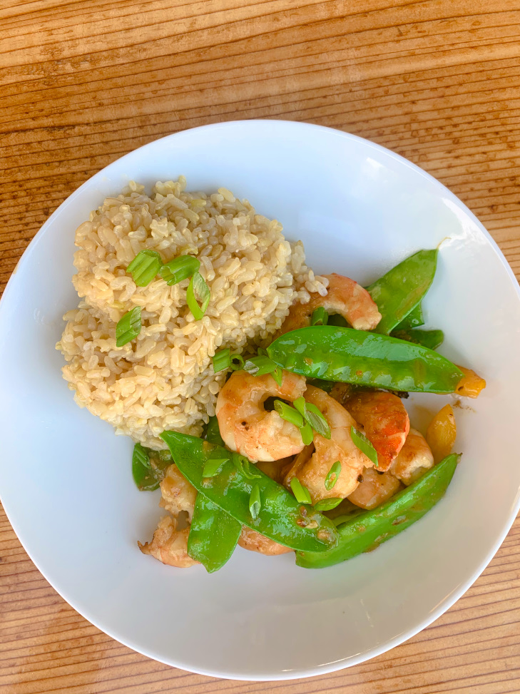 clean eating shrimp stir fry