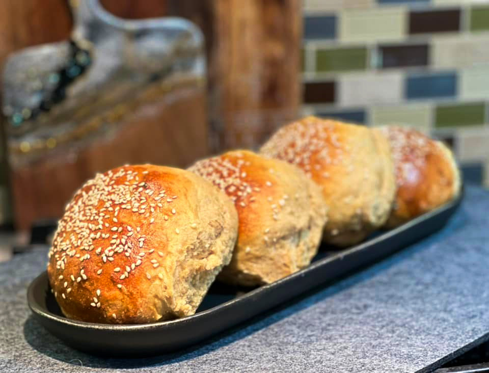 100% whole wheat hamburger buns recipe