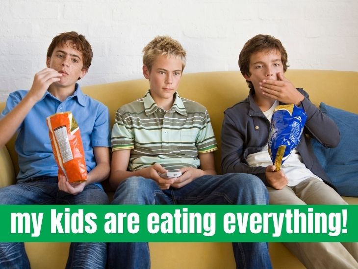 your kids are eating everything