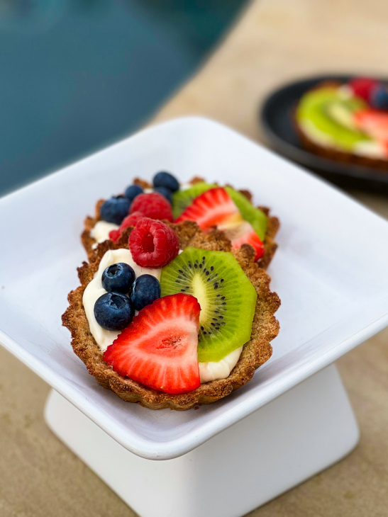 clean eating fruit tarts