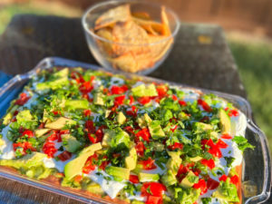 healthy taco dip