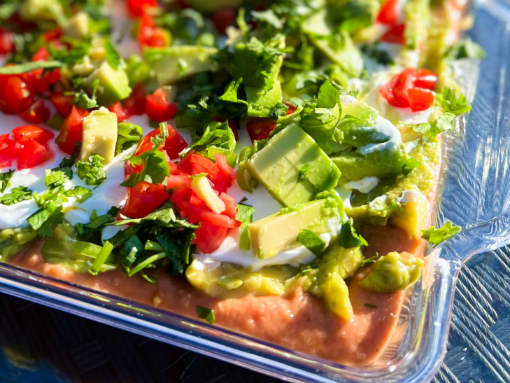 clean eating taco dip