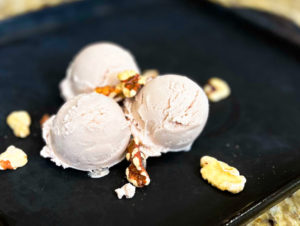vanilla nut frozen treat